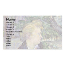 Women In The Garden By Toulouse-Lautrec Henri De Business Cards