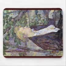 Women In The Garden By Toulouse-Lautrec Henri De Mouse Pad