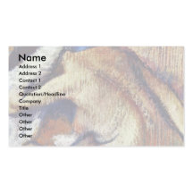 Women In The Rubbing By Edgar Degas Business Card Template