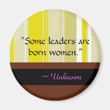 Women Leader Quote Magnet