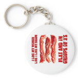 Women Like Bacon Keychain