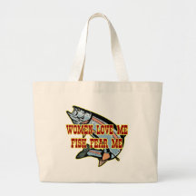 Women Love Me Fish Fear me Bag