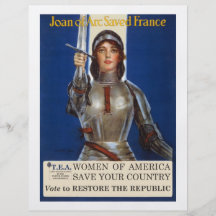 Women of America Save Your Country Vote Tea Party Flyer