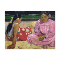 Women of Tahiti, On the Beach, 1891 Post Card