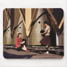 Women of WWII, 1940s Mousepad