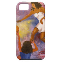 women playing basket ball iPhone 5 cases