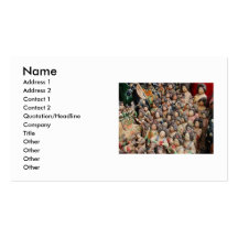 Women Pottery Business Card