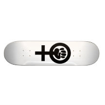 Women Power Symbol Custom Skateboard
