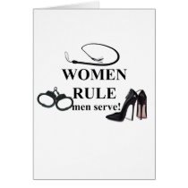 WOMEN RULE GREETING CARDS