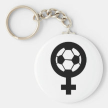 women soccer icon key chains