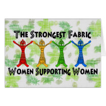 Women Supporting Women Greeting Card