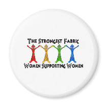 Women Supporting Women Refrigerator Magnet
