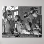 Women Welders in WWII, 1940s posters