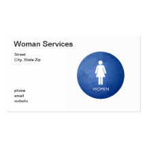 Women, Woman Services, Street, City, State Zip,... Business Card Templates