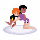 women wrestlers graphic-01 cut outs