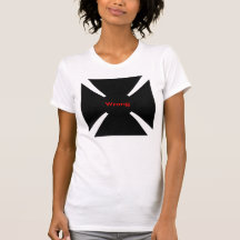 Women wrong cross! tee shirt