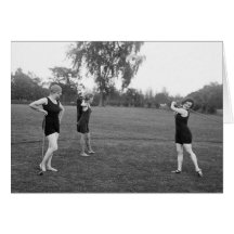 Women's 1920s Golf Fashion Card