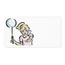 Womens Badminton 2 Labels