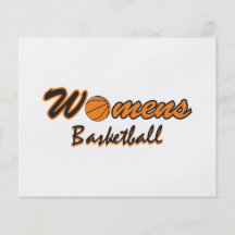 womens basketball logo graphic full color flyer