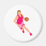 Women's basketball Logo Magnets