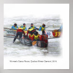 Women's Canoe Races - Quebec Winter Carnival 2010 Print