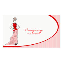 Women's Clothing Business Card Template