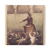 Women's Club, c.1848 Refrigerator Magnet