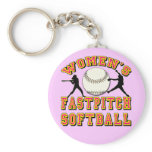 WOMEN'S FASTPITCH SOFTBALL KEY CHAIN