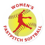 Women's Fastpitch Softball Stickers