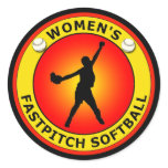 WOMEN'S FASTPITCH SOFTBALL STICKER