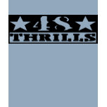 Women's fitted long sleeve 48 thrills T t-shirts