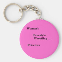 Women's         Freestyle           Wrestling .... Keychain