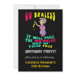 Womens Funny Birthday Party Invitations