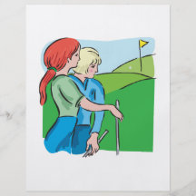 Womens Golf Full Colour Flyer