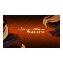 Women's Hair Business Cards