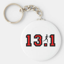 Womens half marathon key chains