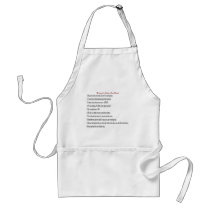 Womens Rules For Men Aprons