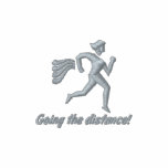 Womens Running "Going the distance!" Embroidered Hoodie