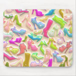Womens Shoes Collage Mouse Pad