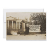 Women's Suffragette Bonfire in Washington D.C. Custom Invite