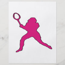 Womens Tennis Custom Flyer