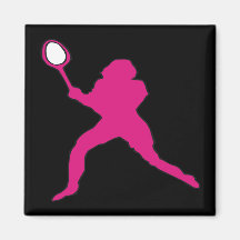 Womens Tennis Fridge Magnets