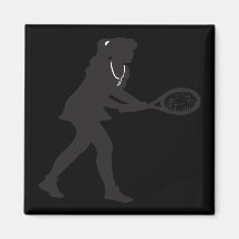 Womens Tennis Magnet