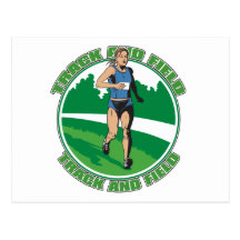 Women's Track and Field Post Cards