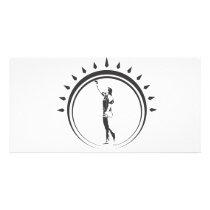 WOMENS VICTORY CROWN.ai Personalized Photo Card