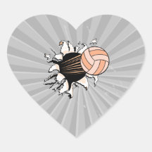 womens volleyball ripping through stickers