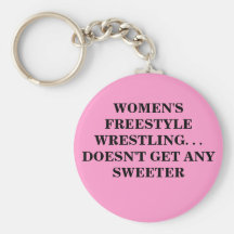 WOMEN'S WRESTLING KEYCHAIN