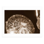 Wonder Wheel at Night (Coney Island, NY) postcard