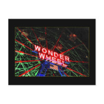 Wonder Wheel Neon (Coney Island, NY) postcard