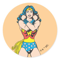 Wonder Woman Arms Crossed Stickers